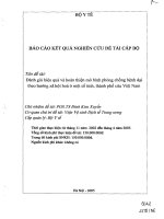 Đánh giá hiệu quả và hoàn thiện mô hình phòng chống bệnh dại theo hướng xã hội hóa ở một số tỉnh thành phố việt nam 