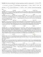 những câu trắc nghiệm khó dao động điều hòa có đáp án