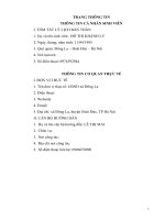 Tìm hiểu thực trạng việc giải quyết thủ tục hành chính theo cơ chế “một cửa” tại UBND xã Đông La, huyện Hoài Đức, TP Hà Nội