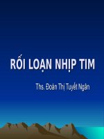 BÀI GIẢNG ĐIỀU TRỊ RỐI LOẠN NHỊP TIM