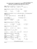 250 câu hỏi trắc nghiệm toán 12