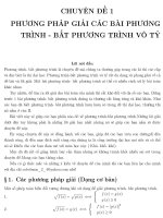 Tổng hợp 4 chuyên đề khó trong đề thi đại học