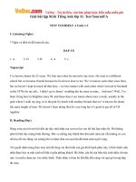 Giải bài tập SGK Tiếng Anh lớp 11: Test Yourself A