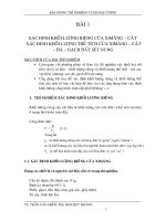 Thí nghiệm vật liệu xây dựng