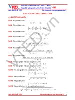 Bai 1   bài 1   các THỦ THUẬT CASIO cơ bản 