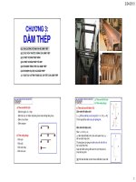 Chuong 3 dầm thép đại học xây dựng