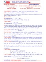 Thi thử THPT chuyên hưng yên lần 1 2016 