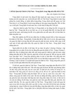 Quan hệ chính trị việt nam – trung quốc trong thập niên đầu thế kỷ XXI 