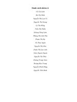 Bài tập lưu trữ trường ĐH Nội vụ Hà Nội