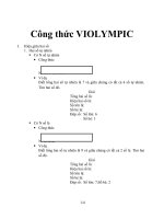 Công thức VIOLYMPIC