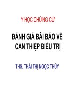 YHCC-Đánh giá bào báo cáo can thiệp điều trị