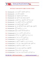 CASIO bai 2   THỦ THUẬT CASIO GIẢI PTVT NHIỀU căn THỨC cơ bản 