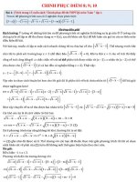 Bài tập hay chinh phục điểm 10 môn toán