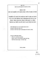 Nghiên cứu đáp ứng kháng thể và độ an toàn của vacxin phòng dại verorab sản xuất tại pháp theo phương pháp tiêm bắp và tiêm trong da trên người việt nam tình nguyện 