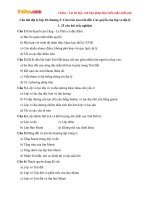 Câu hỏi địa lý lớp 10 chương 3: Câu trúc của trái đất. Các quyển của lớp vỏ địa lý