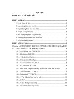 Công tác tổ chức khoa học tài liệu phông lưu trữ bộ nội vụ