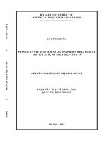 Phân tích và đề xuất một số giải pháp hoàn thiện quản lý đầu tư các dự án nhiệt điện của EVN 