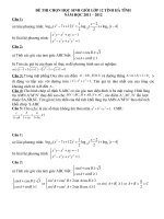 DA de thi HSG 12 HA TINH 20111012