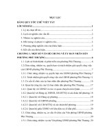 Thực trạng và giải pháp nâng cao hiệu quả công tác văn thư lưu trữ tại ủy ban nhân dân phường phú thượng