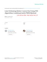 Robot dò đường với giải thuật PID