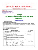 Giáo an tiếng anh 7 cả năm   tiếng anh 7   vũ nguyễn như hùng