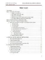 Thiết kế thiết bị cô đặc chân không 1 nồi liên tục để cô đặc dung dịch NaOH