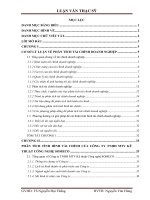 Phân tích và đề xuất một số giải pháp nhằm cải thiện tình hình tài chính của công ty TNHH MTV kỹ thuật công nghệ someco 