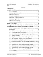 Công tác xây dựng kế hoạch tại văn phòng bộ khoa học và công nghệ