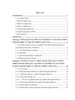 THỰC TRẠNG ĐÀO TẠO VÀ PHÁT TRIỂN NGUỒN NHÂN LỰC TẠI CÔNG TY CỔ PHẦN TƯ VẤN CHẤT LƯỢNG THƯƠNG HIỆU VÀ TRUYỀN THÔNG VIỆT NAM