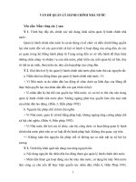 Hướng dẫn thi môn vấn đề quản lý hành chính nhà nước trung cấp chính trị Nga Sơn