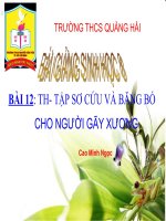 Bài giảng điện tử thực hành tập sơ cứu và băng bó gãy xương (7) 