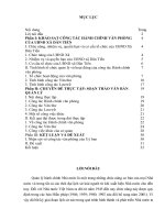 CHUYÊN ĐỀ THỰC TẬP: SOẠN THẢO VĂN BẢN QUẢN LÝ tại văn phòng UBND xã Dân Tiến huyện Võ Nhai tỉnh Thái Nguyên