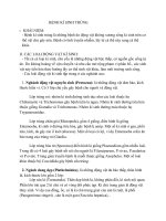 BÁO CÁO BỆNH KÍ SINH TRÙNG