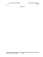 Báo cáo thực tập công ty thức ăn gia súc