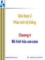 Mô hình hóa sơ đồ Use Case