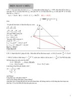 CÂU hỏi điện XOAY CHIỀU