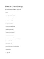 Ôn tập ký sinh trùng phuhmtu 