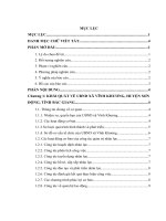 THỰC TRẠNG VỀ CHẤT LƯỢNG ĐỘI NGŨ CBCC TẠI UBND XÃ VĨNH KHƯƠNG, HUYỆN SƠN ĐỘNG, TỈNH BẮC GIANG