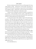 CÔNG TÁC TẠO VIỆC LÀM CHO LAO ĐỘNG NÔNG THÔN TRÊN ĐỊA BÀN HUYỆN LẠNG GIANG GIAI ĐOẠN 20132015