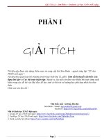 Giải tích toán học 12 sơn đoàn