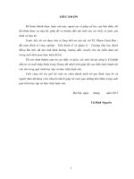 Một số giải pháp hoàn thiện công tác quản trị nguồn nhân lực cho công ty cổ phần đầu tư, xuất nhập khẩu long giang 