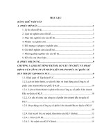 Tổ chức công tác văn thư lưu trữ tại công ty cổ phần liên doanh đầu tư quốc tế KLF (tập đoàn FLC)