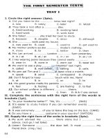 Kiểm tra tiếng anh 9 phần 2 