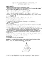 Phuong phap tinh khoang cach trong khong gian 