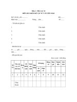 Mẫu biên bản kiểm kê vật tư y tế tiêu hao