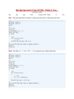 Bài tập lập trình c