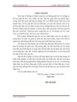 Đánh giá thực trạng đào tạo và  bồi dưỡng cán bộ, công chức tại UBND huyện Tĩnh Gia, tỉnh Thanh Hóa