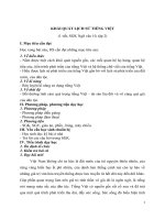 Khái quát lịch sử tiếng việt