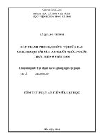 Đấu tranh phòng, chống tội lừa đảo chiếm đoạt tài sản do người nước ngoài thực hiện ở Việt Nam
