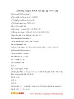 Giải bài tập trang 44, 45 SGK Toán lớp 6 tập 1: Ước và bội